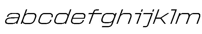 StardustVAR SemiExpandedExtraLightItalic Instance FONT