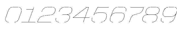 StardustVAR SemiExpandedHairlineItalic Instance Font OTHER CHARS