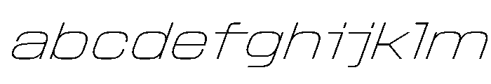 StardustVAR SemiExpandedThinItalic Instance FONT