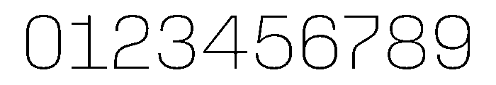 StardustVAR Thin Instance Font OTHER CHARS