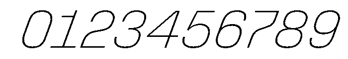 StardustVAR ThinItalic Instance Font OTHER CHARS