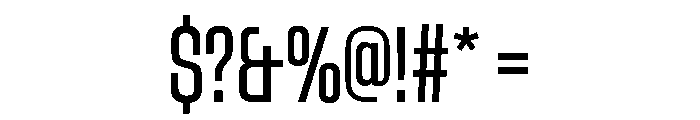 StardustVAR UltraCondensed Instance Font OTHER CHARS
