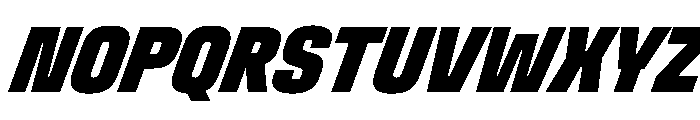 StardustVAR UltraCondensedBlackItalic Instance D31b9c5e Font UPPERCASE