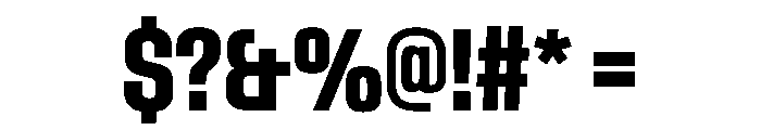 StardustVAR UltraCondensedBold Instance Font OTHER CHARS