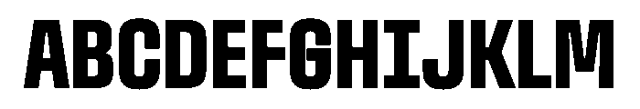 StardustVAR UltraCondensedBold Instance Font UPPERCASE