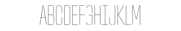 StardustVAR UltraCondensedHairline Instance 622270c2 Font UPPERCASE