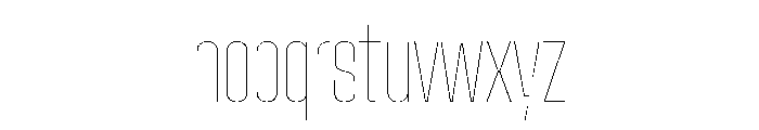 StardustVAR UltraCondensedHairline Instance 622270c2 Font LOWERCASE
