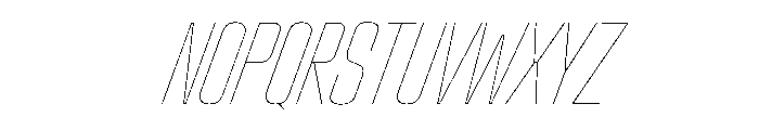 StardustVAR UltraCondensedHairlineItalic Instance D36f8997 Font UPPERCASE