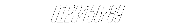 StardustVAR UltraCondensedHairlineItalic Instance Font OTHER CHARS