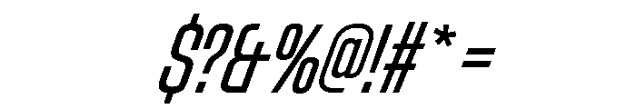 StardustVAR UltraCondensedItalic Instance Font OTHER CHARS