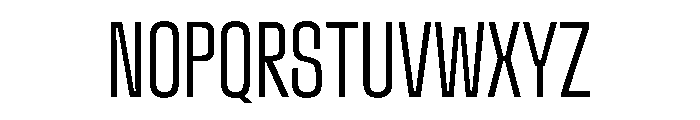 StardustVAR UltraCondensedLight Instance 05e5a3f6 Font UPPERCASE