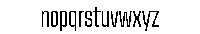 StardustVAR UltraCondensedLight Instance 05e5a3f6 Font LOWERCASE