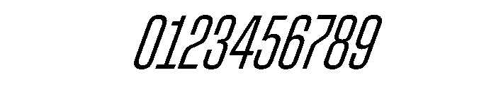 StardustVAR UltraCondensedLightItalic Instance Font OTHER CHARS