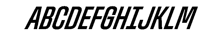 StardustVAR UltraCondensedMediumItalic Instance F9488597 Font UPPERCASE