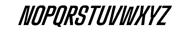 StardustVAR UltraCondensedMediumItalic Instance F9488597 Font UPPERCASE