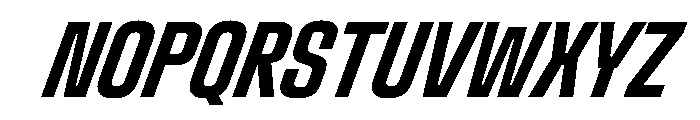 StardustVAR UltraCondensedSemiBoldItalic Instance 532de5c8 Font UPPERCASE
