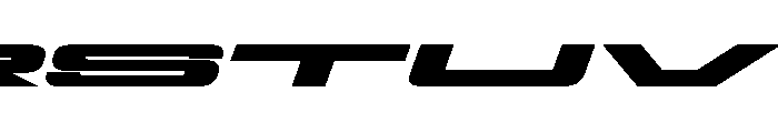 StardustVAR UltraExpandedExtraBlackItalic Instance Font UPPERCASE