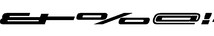 StardustVAR UltraExpandedExtraBoldItalic Instance Font OTHER CHARS