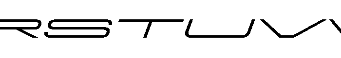 StardustVAR UltraExpandedLightItalic Instance Font UPPERCASE