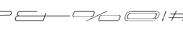 StardustVAR UltraExpandedThinItalic Instance Font OTHER CHARS