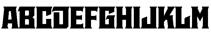 Staten Black Instance Font UPPERCASE