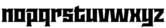 Staten Black Instance Font LOWERCASE