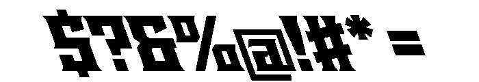 Staten BlackReverse Instance Font OTHER CHARS
