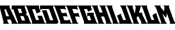 Staten BlackReverse Instance Font UPPERCASE