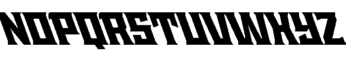 Staten BlackReverse Instance Font UPPERCASE