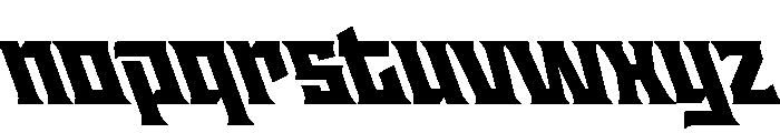 Staten BlackReverse Instance Font LOWERCASE