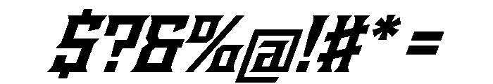 Staten BoldOblique Instance Font OTHER CHARS