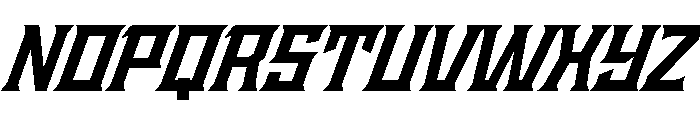 Staten BoldOblique Instance Font UPPERCASE