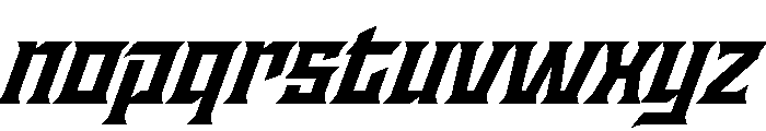 Staten BoldOblique Instance Font LOWERCASE