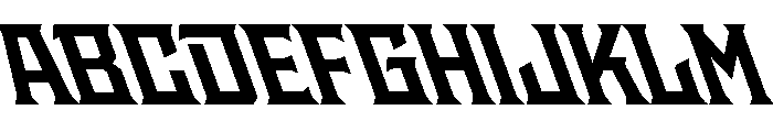 Staten BoldReverse Instance Font UPPERCASE