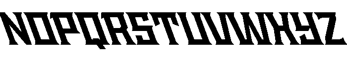 Staten BoldReverse Instance Font UPPERCASE