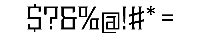 Staten Book Instance Font OTHER CHARS