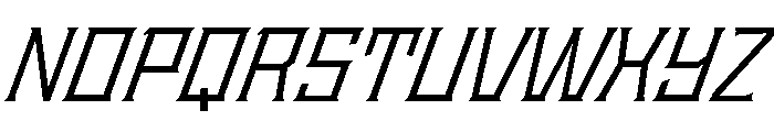 Staten BookOblique Instance Font UPPERCASE