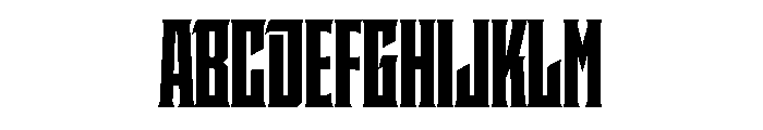 Staten CompressedBlack Instance Font UPPERCASE
