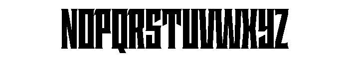 Staten CompressedBlack Instance Font UPPERCASE