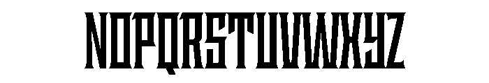 Staten CompressedBold Instance Font UPPERCASE