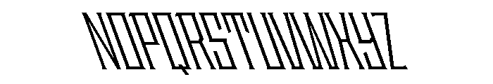 Staten CompressedBookReverse Instance Font UPPERCASE