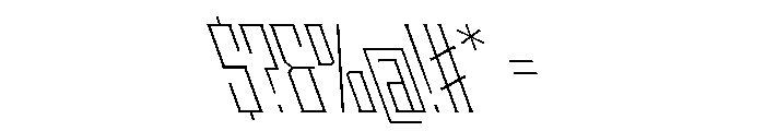 Staten CompressedExtraLightReverse Instance Font OTHER CHARS