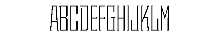 Staten CompressedLight Instance Font UPPERCASE