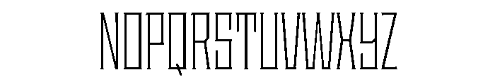 Staten CompressedLight Instance Font UPPERCASE