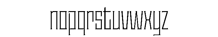 Staten CompressedLight Instance Font LOWERCASE