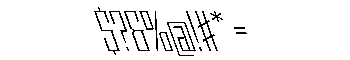 Staten CompressedLightReverse Instance Font OTHER CHARS