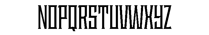 Staten CompressedSemibold Instance Font UPPERCASE