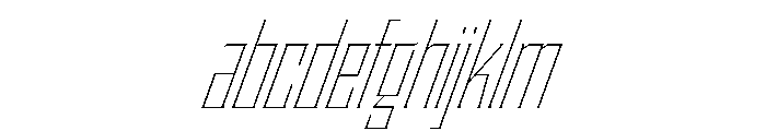Staten CompressedThinOblique Instance FONT