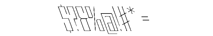 Staten CompressedThinReverse Instance Font OTHER CHARS
