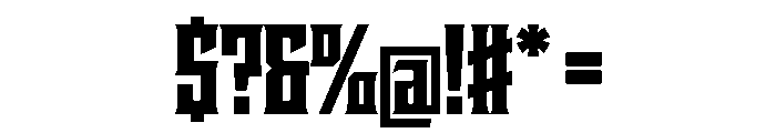 Staten CondensedBlack Instance Font OTHER CHARS